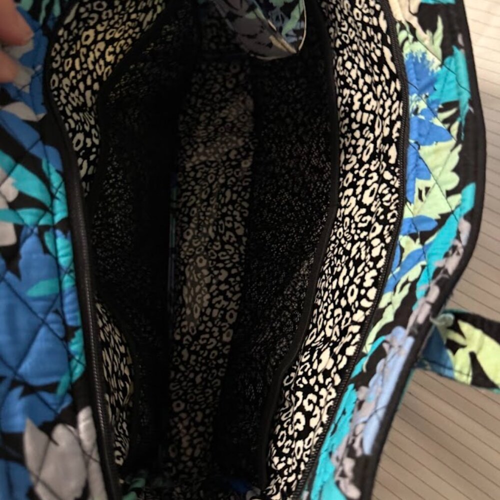 Vera Bradley XL Weekend‎ Stroll Around Baby Diaper Carry All Blue Tropical Tote - Picture 5 of 5